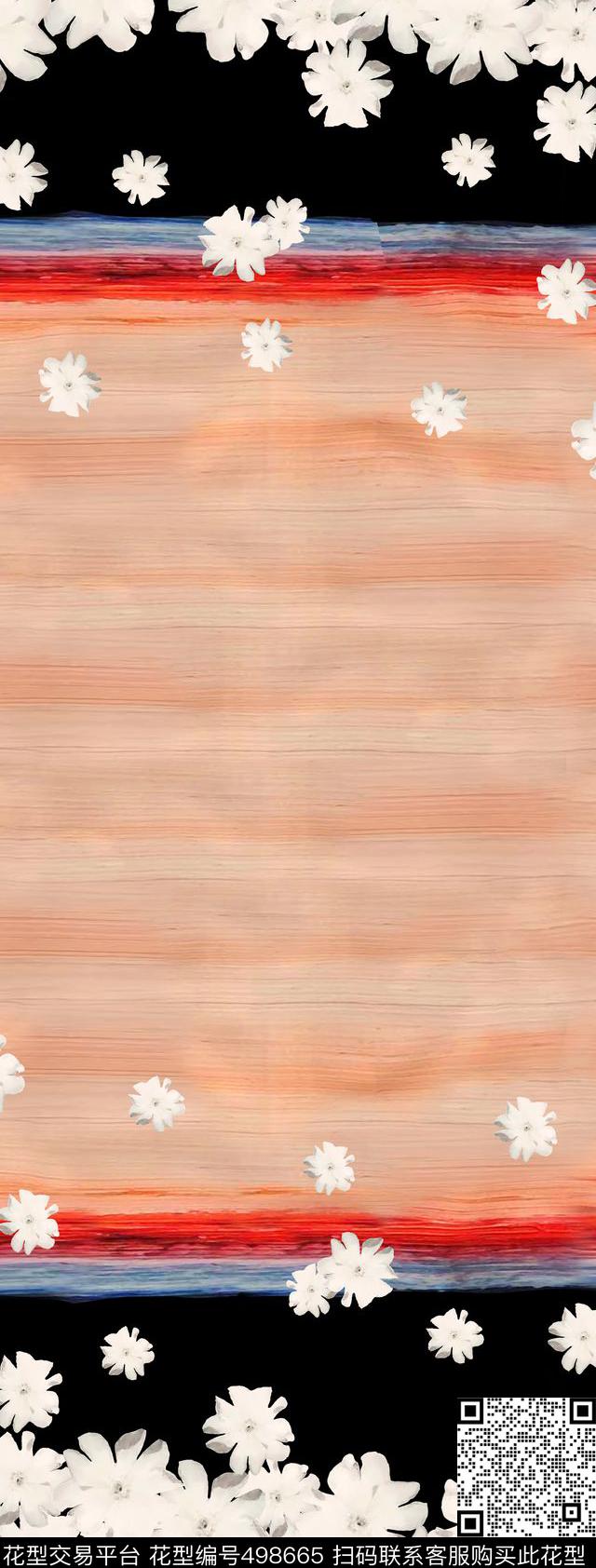 田园花卉定位数码印花华亿平台下载（图片编号: 498665） - 瓦栏（Walan）