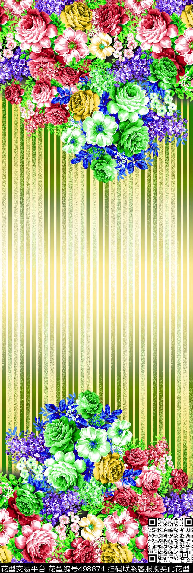 定位花数码印花华亿平台下载（图片编号: 498674） - 瓦栏（Walan）