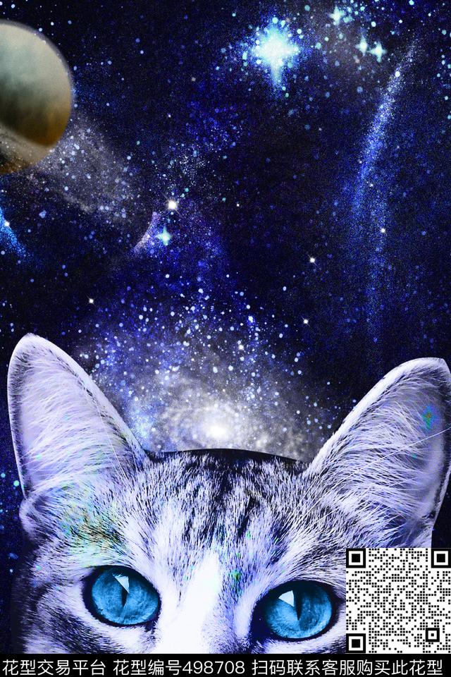 动物太空星球数码印花华亿平台下载（图片编号: 498708） - 瓦栏（Walan）