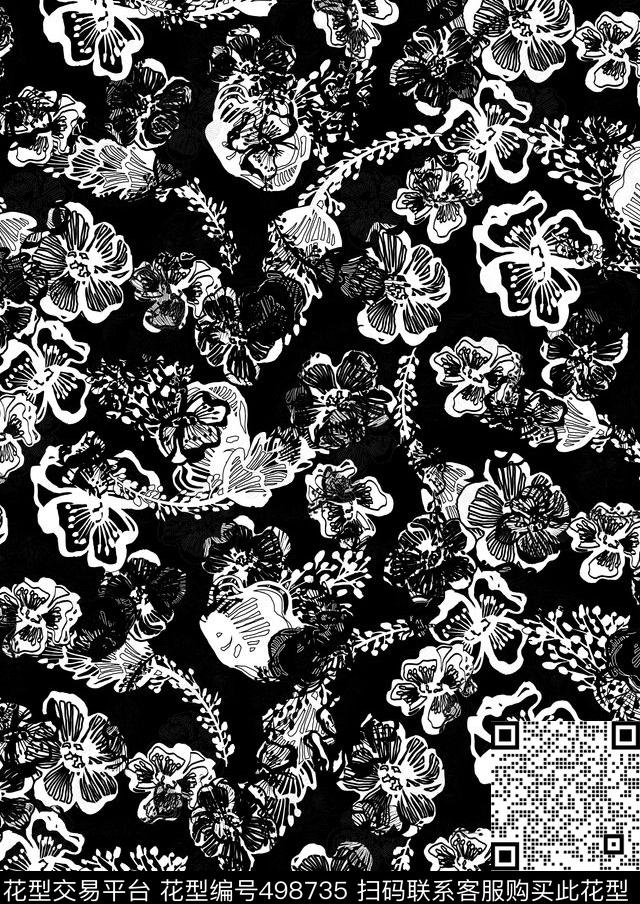 FlowersMarineSea传统印花华亿平台下载（图片编号: 498735） - 瓦栏（Walan）