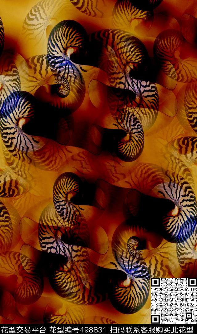 简约休闲复古暗金色欧美风数码印花华亿平台下载（图片编号: 498831） - 瓦栏（Walan）