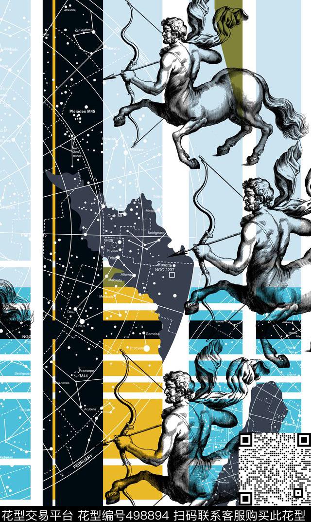 欧美风格创意时尚数码印花华亿平台下载（图片编号: 498894） - 瓦栏（Walan）