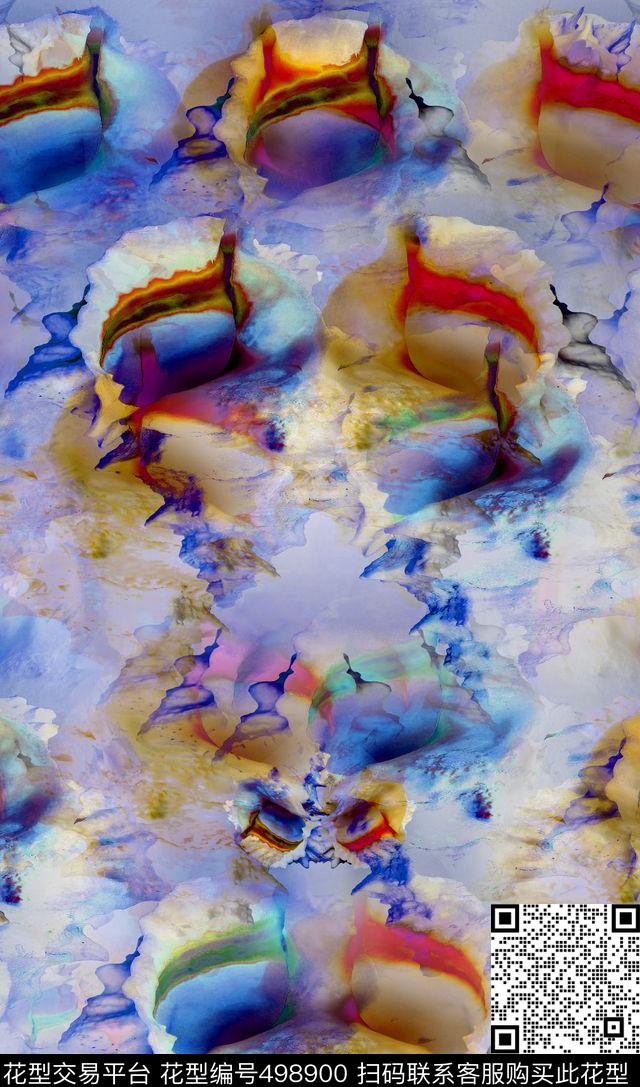 滤色七彩色男女衬衣外套仙桃抽象螺纹数码印花华亿平台下载（图片编号: 498900） - 瓦栏（Walan）