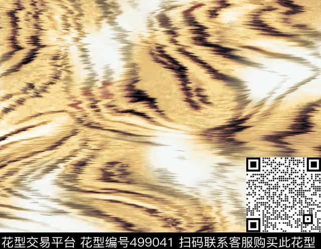 抽象几何简约时尚老虎皮经典豹纹传统印花华亿平台下载（图片编号: 499041） - 瓦栏（Walan）