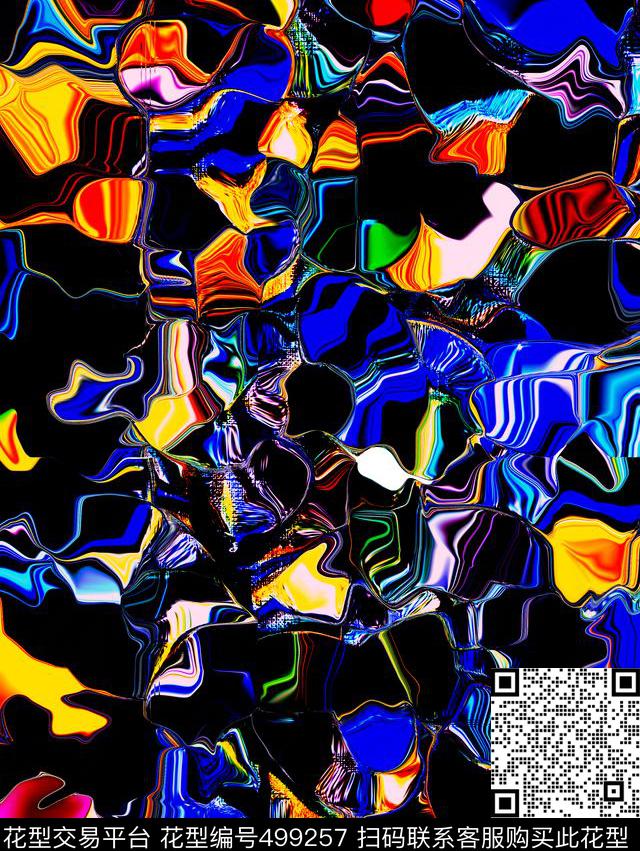 彩色油画复古数码印花华亿平台下载（图片编号: 499257） - 瓦栏（Walan）