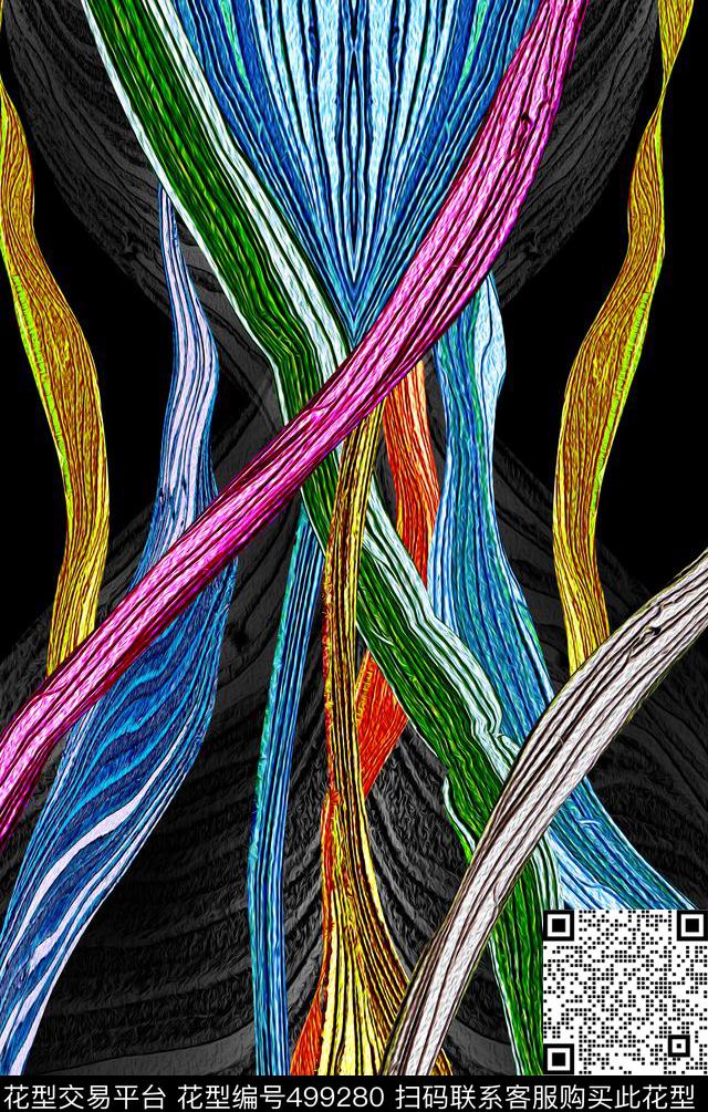 抽象纹理地貌梯田地貌数码印花华亿平台下载（图片编号: 499280） - 瓦栏（Walan）