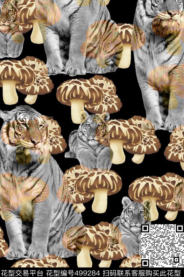 创意服装面料T恤衬衫数码印花华亿平台下载（图片编号: 499284） - 瓦栏（Walan）