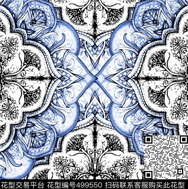 创意欧美风格时尚传统印花华亿平台下载（图片编号: 499550） - 瓦栏（Walan）