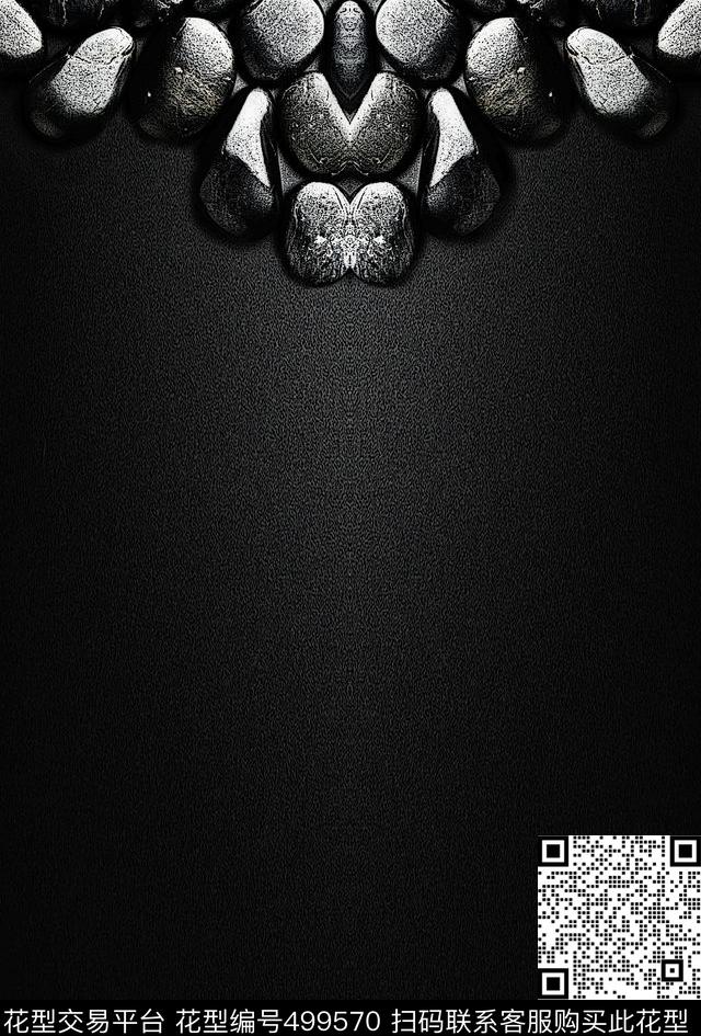 卵石石头意境数码印花华亿平台下载（图片编号: 499570） - 瓦栏（Walan）