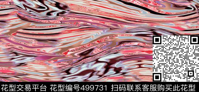 传统印花简约时尚抽象几何数码印花华亿平台下载（图片编号: 499731） - 瓦栏（Walan）