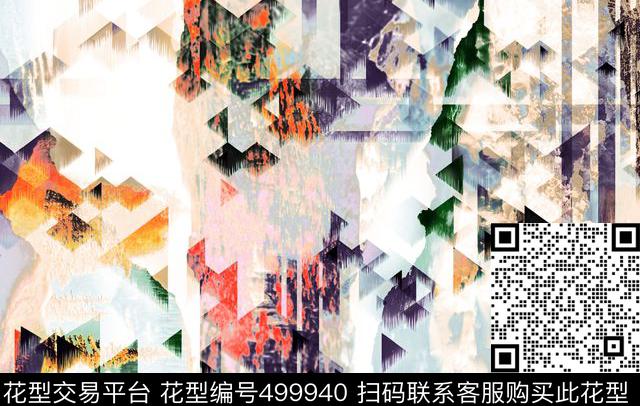 抽象几何简约时尚现代传统印花华亿平台下载（图片编号: 499940） - 瓦栏（Walan）