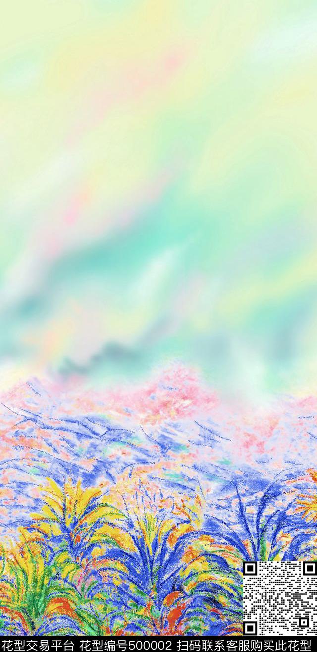 渐变梦幻数码数码印花华亿平台下载（图片编号: 500002） - 瓦栏（Walan）