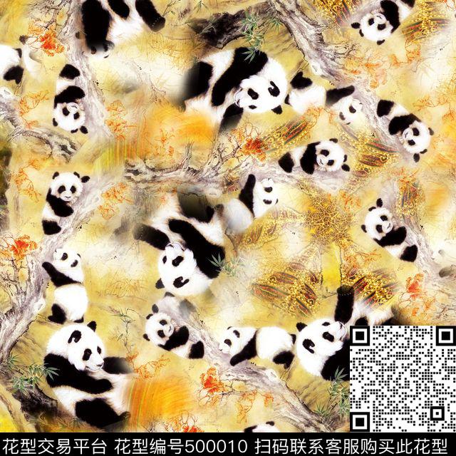 中国风数码1色数码印花华亿平台下载（图片编号: 500010） - 瓦栏（Walan）