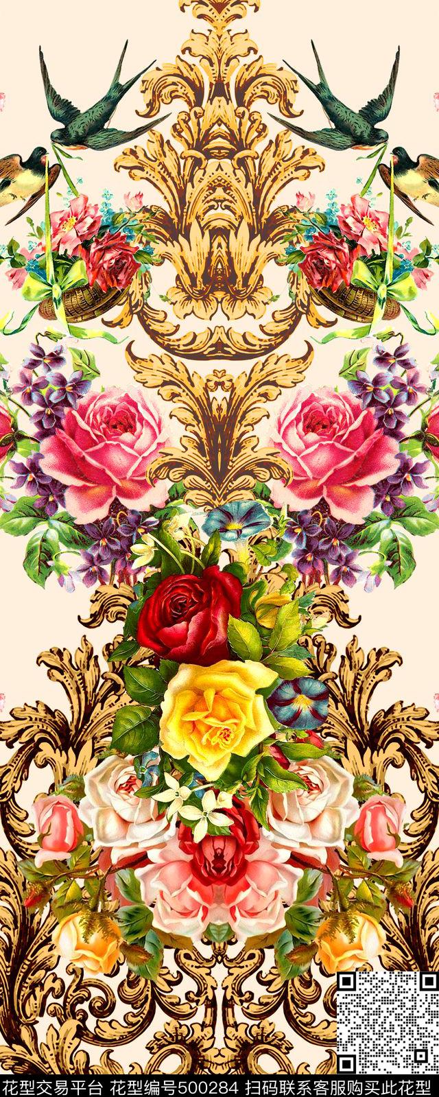 定位民族欧式数码印花华亿平台下载（图片编号: 500284） - 瓦栏（Walan）