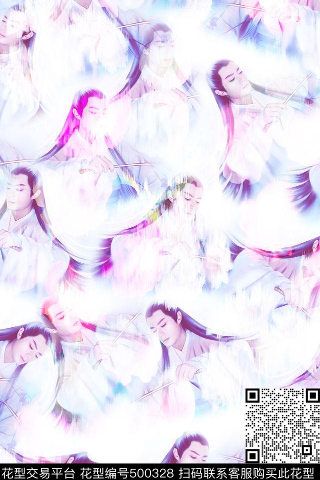 电视剧白子画时尚数码印花华亿平台下载（图片编号: 500328） - 瓦栏（Walan）