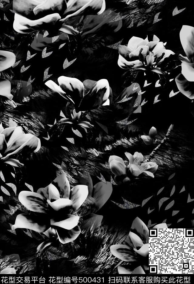 波点复古夹克数码印花华亿平台下载（图片编号: 500431） - 瓦栏（Walan）