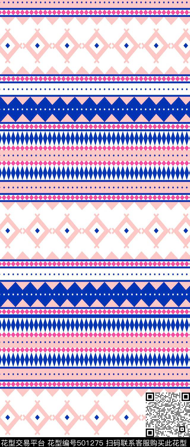 波西尼亚抽象民族传统印花华亿平台下载（图片编号: 501275） - 瓦栏（Walan）