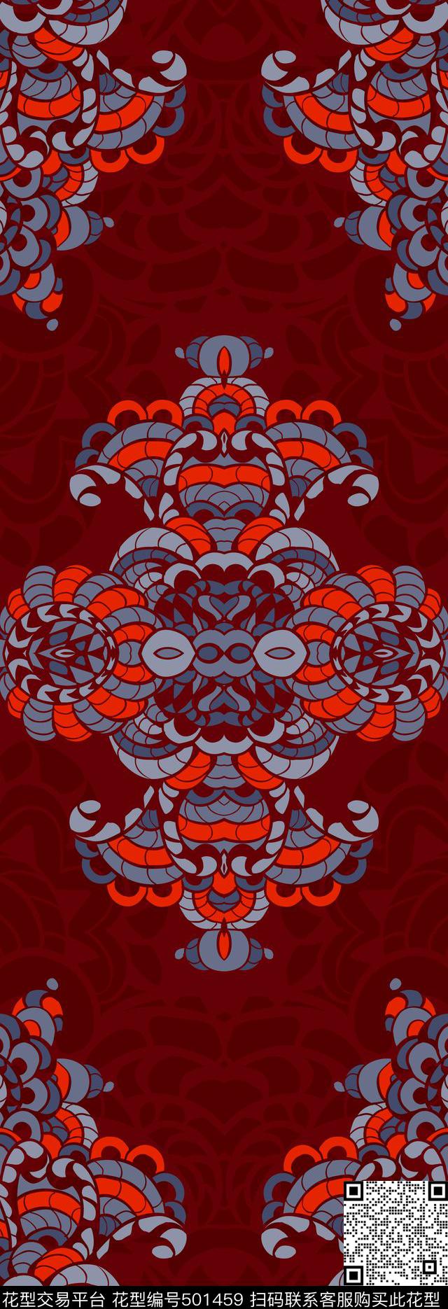 民族风伊斯兰风格中东传统印花华亿平台下载（图片编号: 501459） - 瓦栏（Walan）