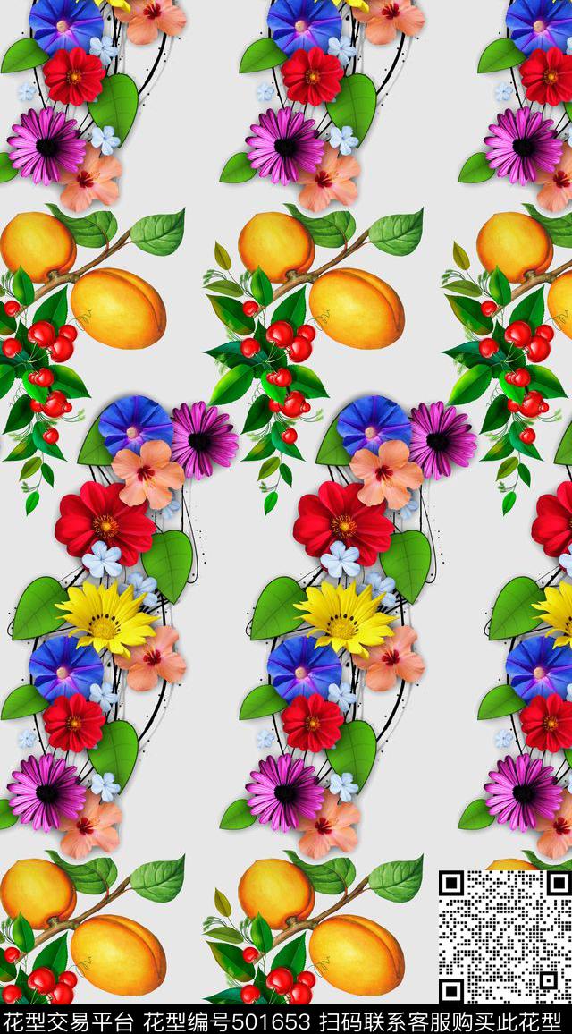 最新时尚大牌女装高雅贵妇数码印花华亿平台下载（图片编号: 501653） - 瓦栏（Walan）