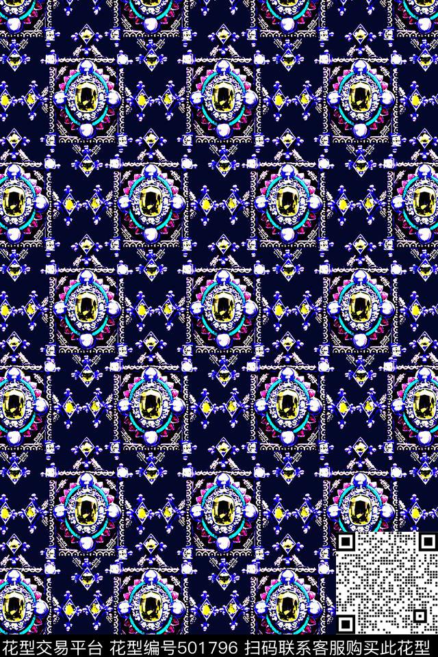 珠宝宝石珠宝宝石数码印花华亿平台下载（图片编号: 501796） - 瓦栏（Walan）