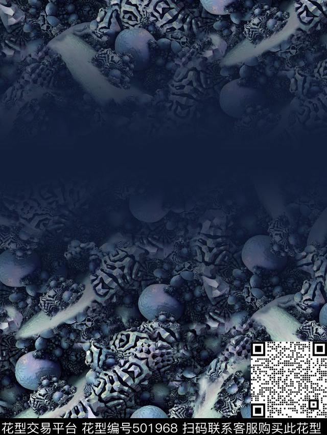 数码科技山石结构3D数码印花华亿平台下载（图片编号: 501968） - 瓦栏（Walan）