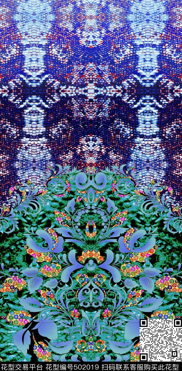 现代几何数码数码印花华亿平台下载（图片编号: 502019） - 瓦栏（Walan）