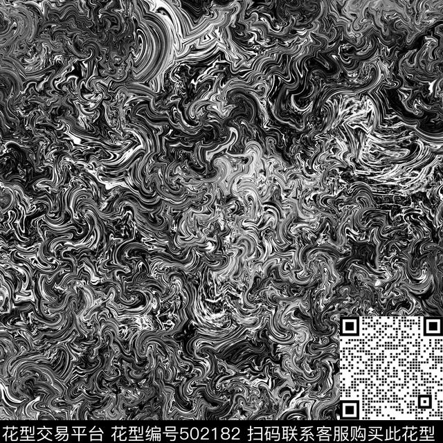 G抽象未来时尚未来感数码印花华亿平台下载（图片编号: 502182） - 瓦栏（Walan）