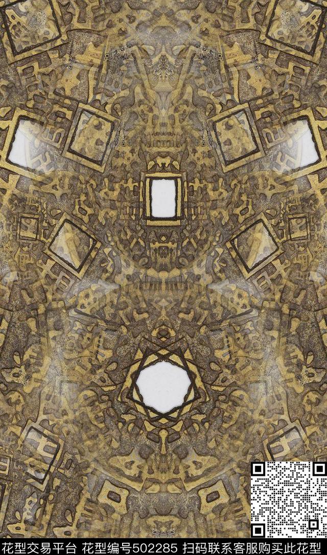 服装复古风民族系列数码印花华亿平台下载（图片编号: 502285） - 瓦栏（Walan）