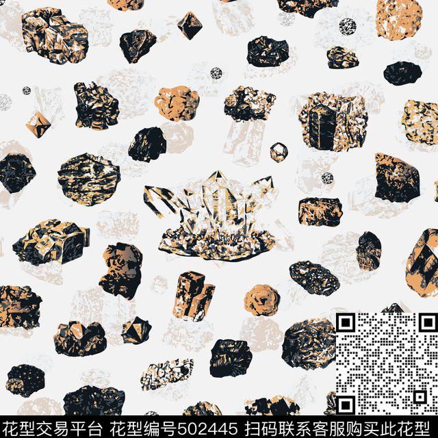 潮流时尚大理石纹秋冬数码印花华亿平台下载（图片编号: 502445） - 瓦栏（Walan）