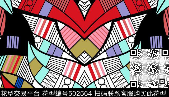 潮流欧美时尚传统印花华亿平台下载（图片编号: 502564） - 瓦栏（Walan）