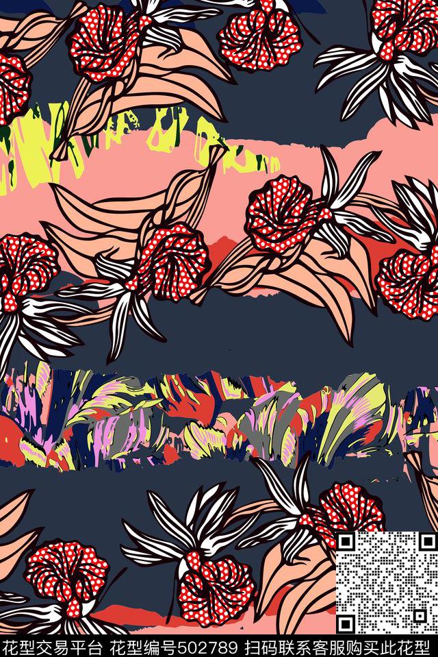 女装四方连续传统华亿平台传统印花华亿平台下载（图片编号: 502789） - 瓦栏（Walan）