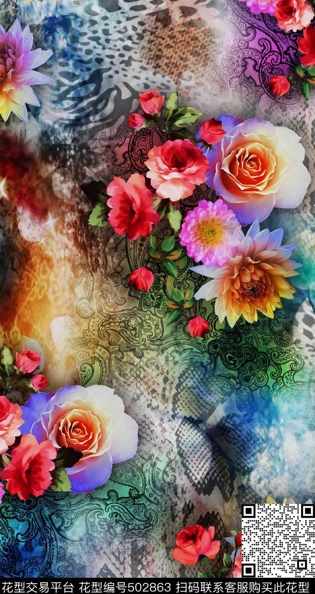 designtextilesprinting数码印花华亿平台下载（图片编号: 502863） - 瓦栏（Walan）