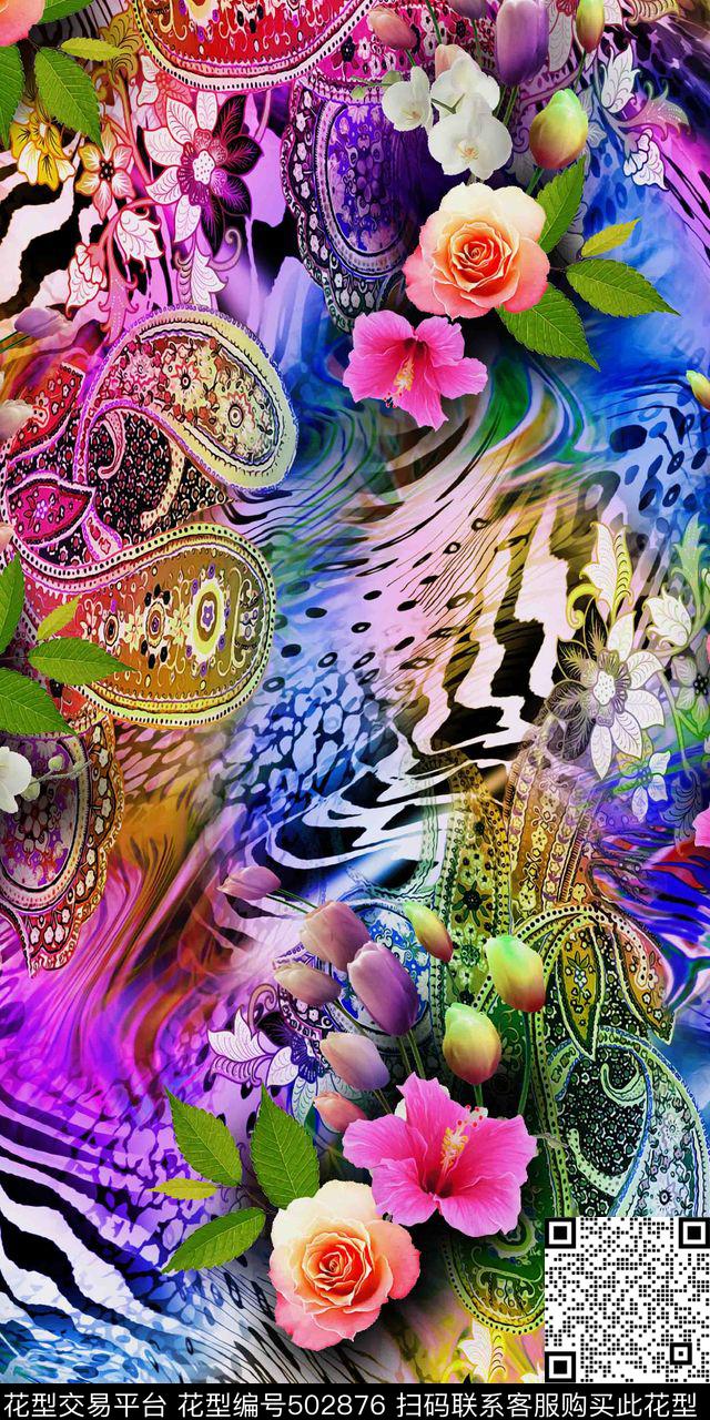 designtextilesprinting数码印花华亿平台下载（图片编号: 502876） - 瓦栏（Walan）