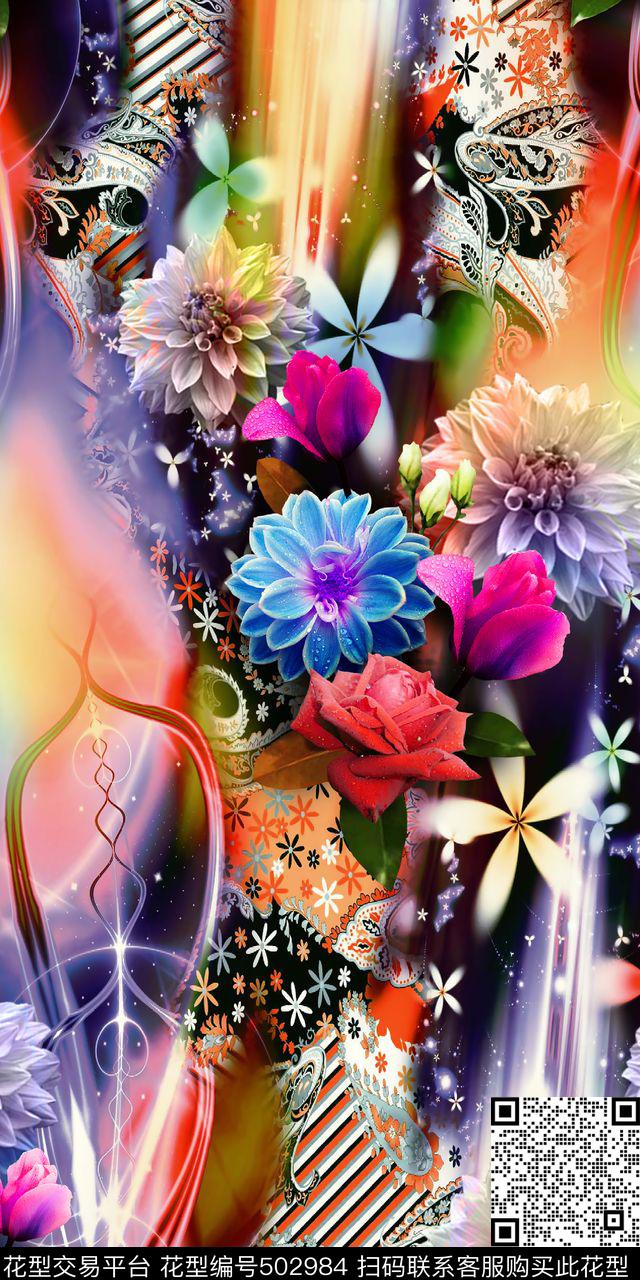 designtextilesprinting数码印花华亿平台下载（图片编号: 502984） - 瓦栏（Walan）