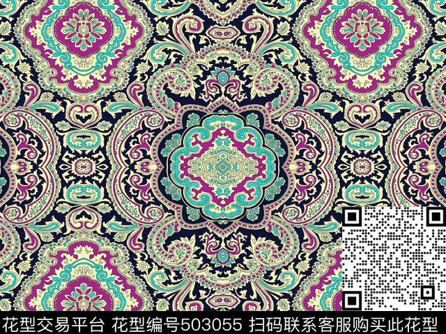 designtextilesprinting传统印花华亿平台下载（图片编号: 503055） - 瓦栏（Walan）