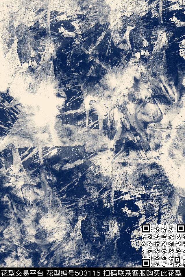 冲锋衣抽象矿石纹理数码印花华亿平台下载（图片编号: 503115） - 瓦栏（Walan）