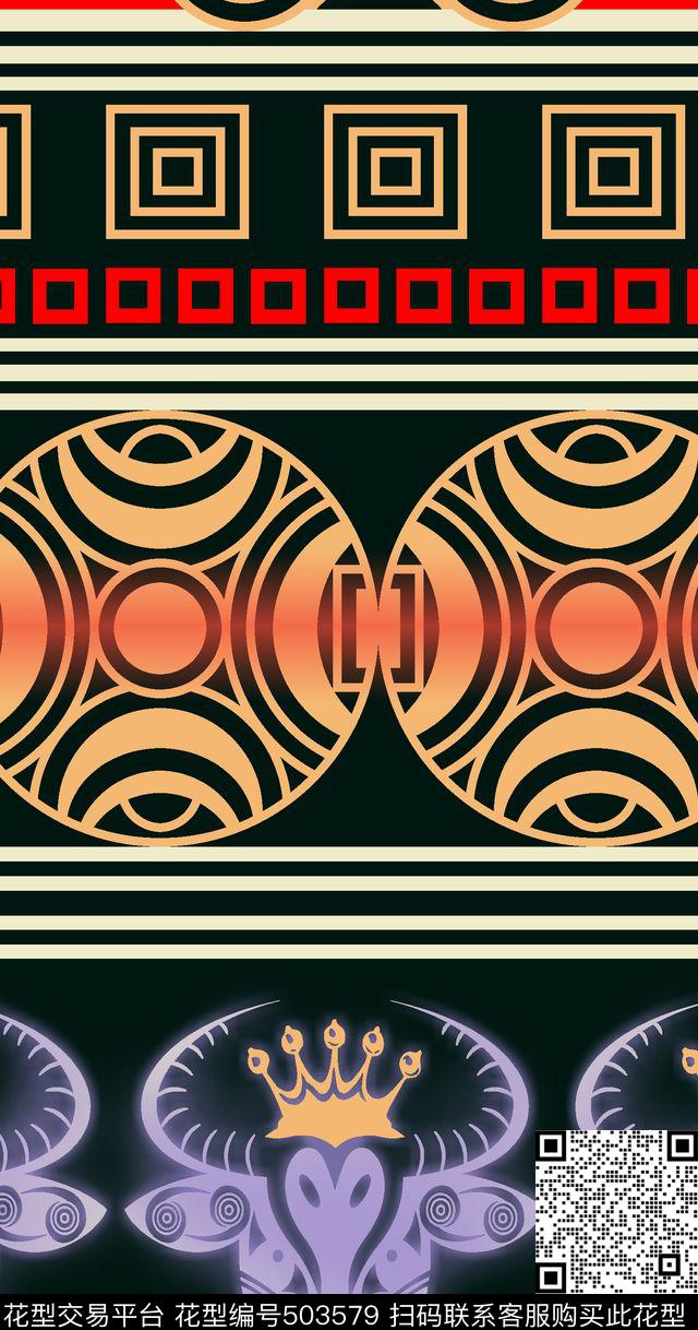 潮流欧美时尚传统印花华亿平台下载（图片编号: 503579） - 瓦栏（Walan）