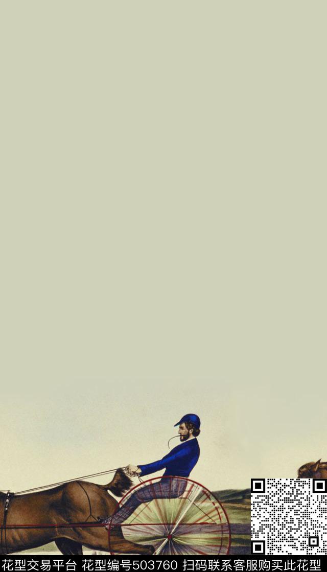 潮流复古男装华亿平台数码印花华亿平台下载（图片编号: 503760） - 瓦栏（Walan）