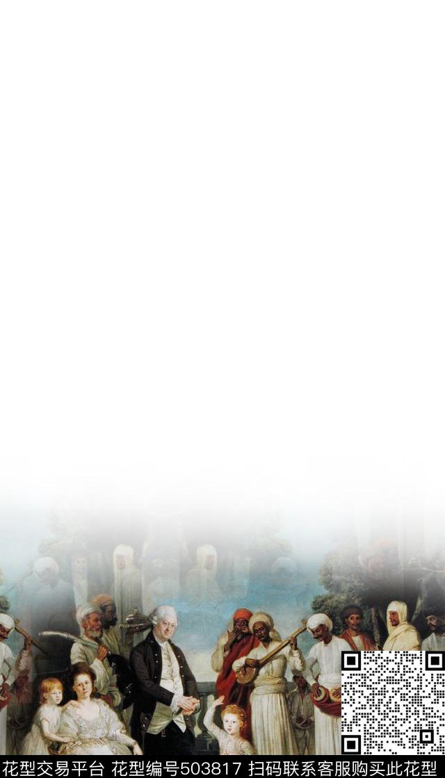 衬衫华亿平台定位复古数码印花华亿平台下载（图片编号: 503817） - 瓦栏（Walan）