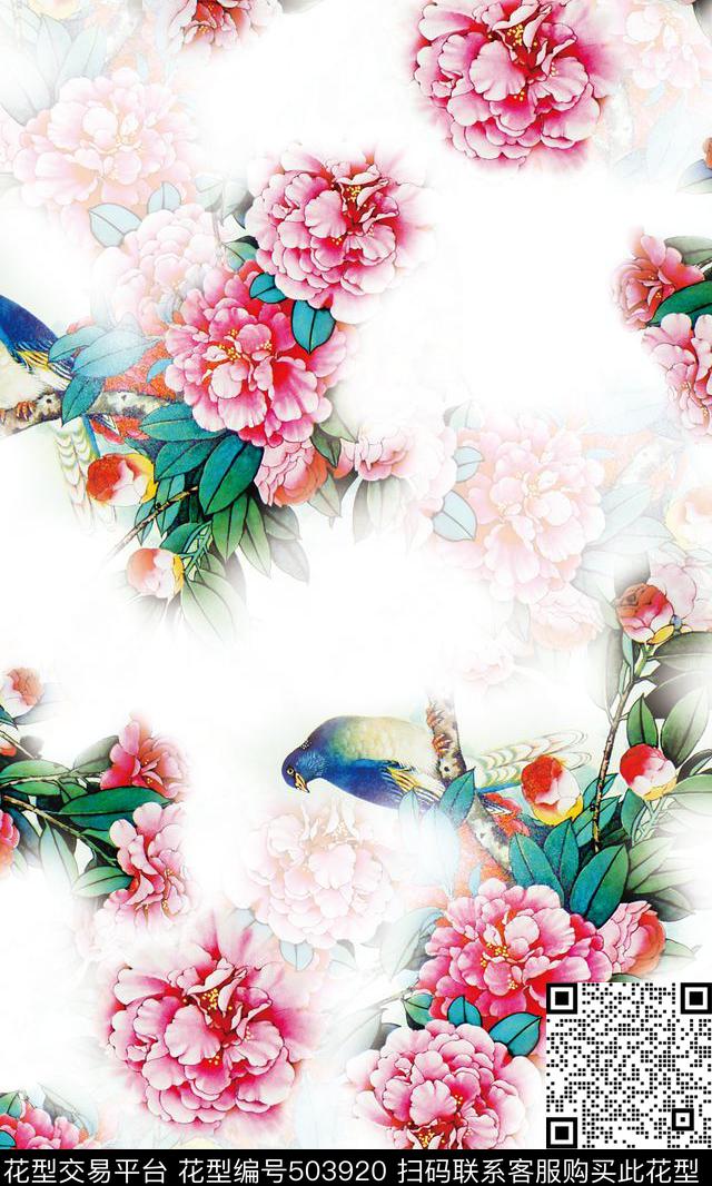 时尚数码1色数码印花华亿平台下载（图片编号: 503920） - 瓦栏（Walan）