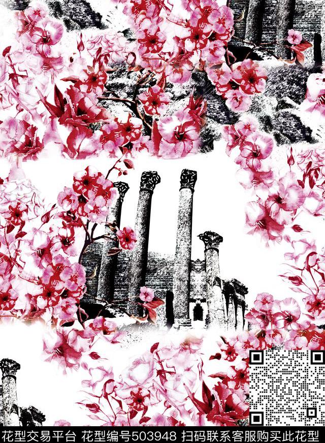 中国风数码1色数码印花华亿平台下载（图片编号: 503948） - 瓦栏（Walan）