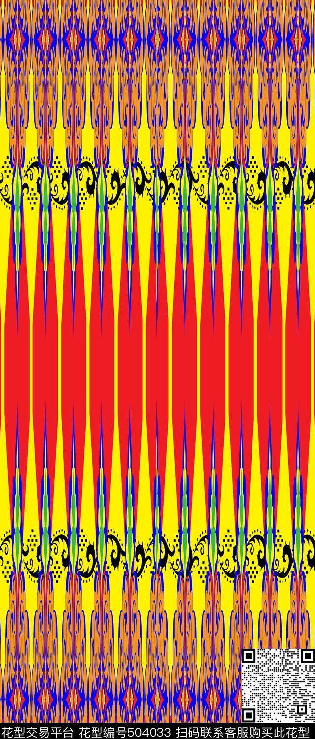 数码定位条纹抽象条纹数码印花华亿平台下载（图片编号: 504033） - 瓦栏（Walan）