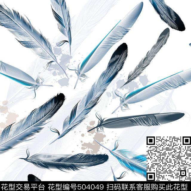 动物羽毛鸟类羽毛古典欧洲羽毛笔数码印花华亿平台下载（图片编号: 504049） - 瓦栏（Walan）