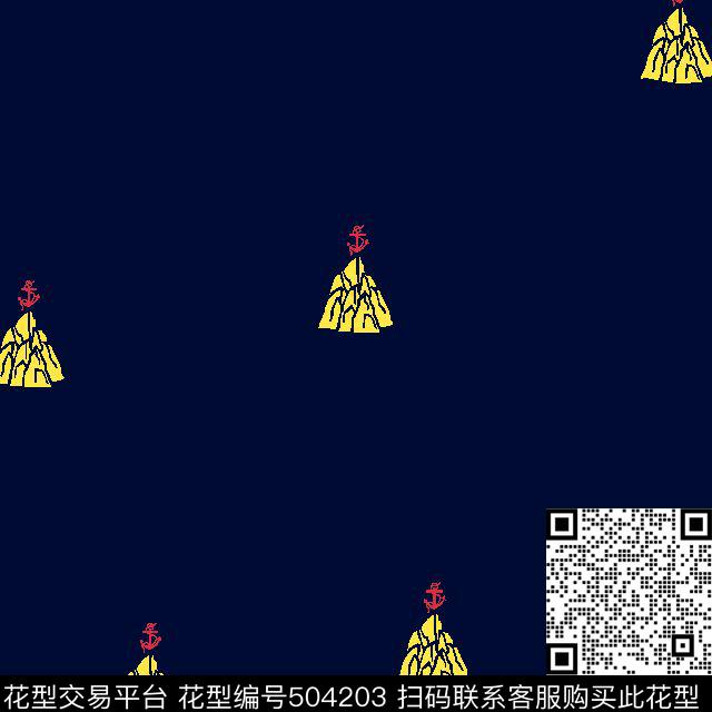 男装华亿平台航海元素礁石传统印花华亿平台下载（图片编号: 504203） - 瓦栏（Walan）