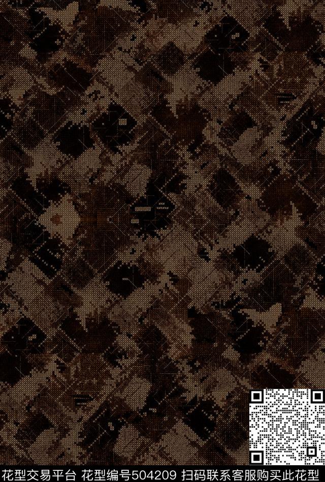 复古山石纹理衬衫数码印花华亿平台下载（图片编号: 504209） - 瓦栏（Walan）