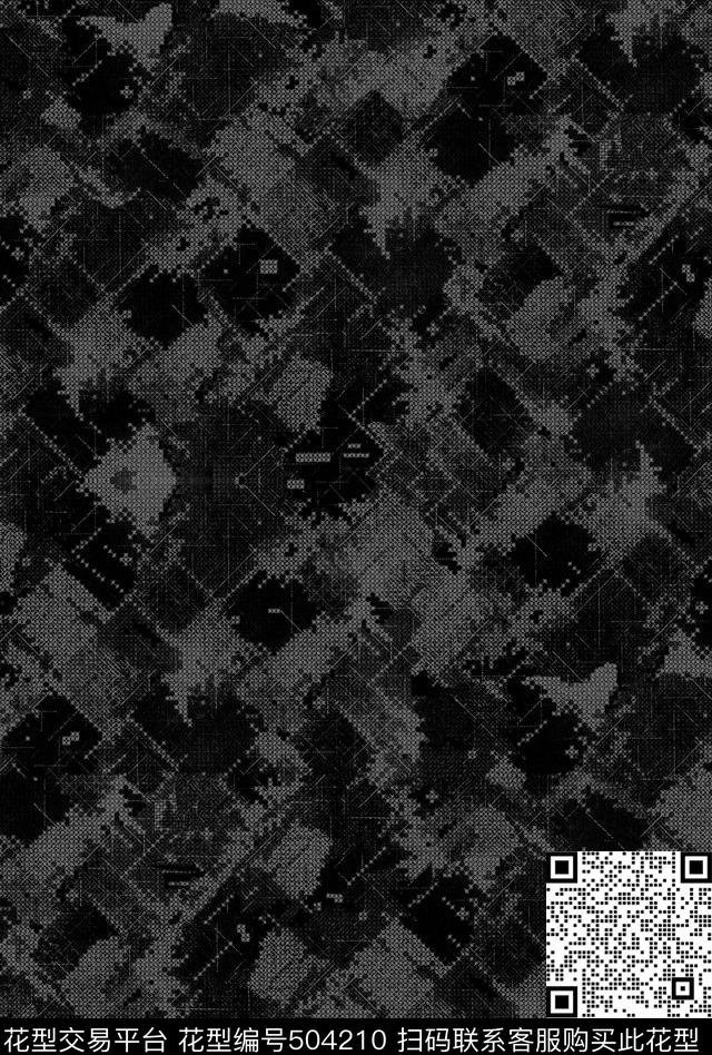 复古山石纹理衬衫数码印花华亿平台下载（图片编号: 504210） - 瓦栏（Walan）