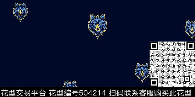 男装华亿平台老虎头动物元素传统印花华亿平台下载（图片编号: 504214） - 瓦栏（Walan）