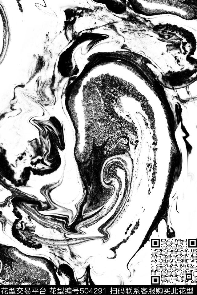 抽象中国风动感传统印花华亿平台下载（图片编号: 504291） - 瓦栏（Walan）