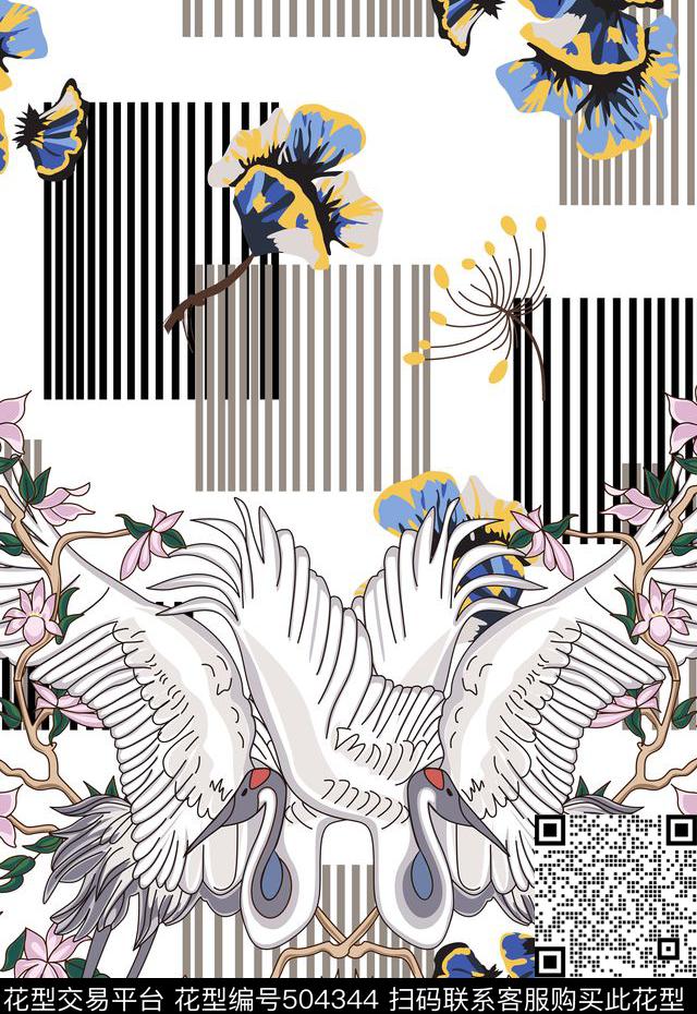 爆款定位花卉传统印花华亿平台下载（图片编号: 504344） - 瓦栏（Walan）