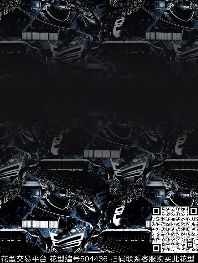 夹克渐变金属革命数码印花华亿平台下载（图片编号: 504436） - 瓦栏（Walan）